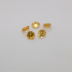 Saphir - gelb, rund, 2.25x2.25 mm, 0.06 ct, Nr. XSR11244