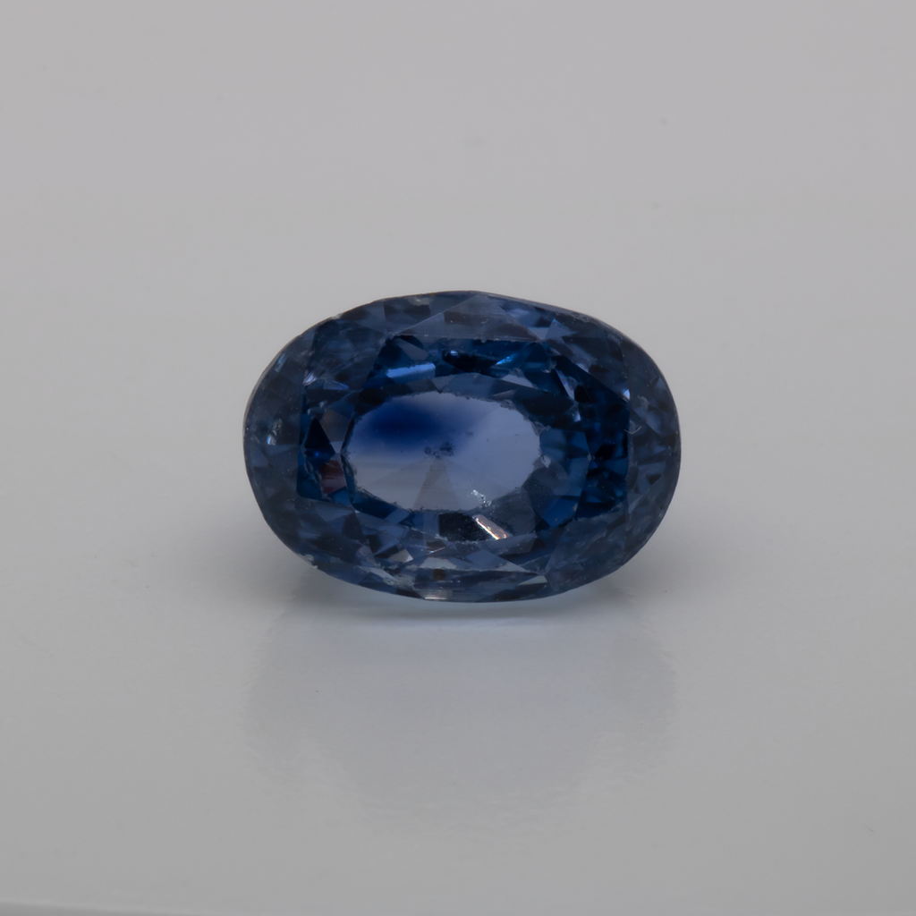Saphir - blau, antik, 11x9 mm, 4.49 ct, Nr. XSR11246