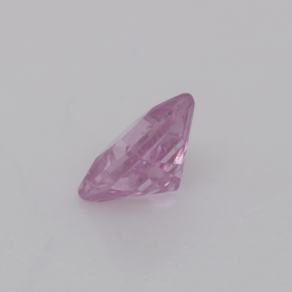 Sapphire - light pink, rectangle, 2.3x2.3 mm, 0.08 - 0.09 ct, No. XSR11247