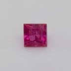 Saphir - rosa, rechteck, 2.3x2.3 mm, 0.08 - 0.10 ct, Nr. XSR11248