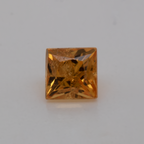 Sapphire - yellow, rectangle, 2.3x2.3 mm, 0.09 - 0.11 ct, No. XSR11251