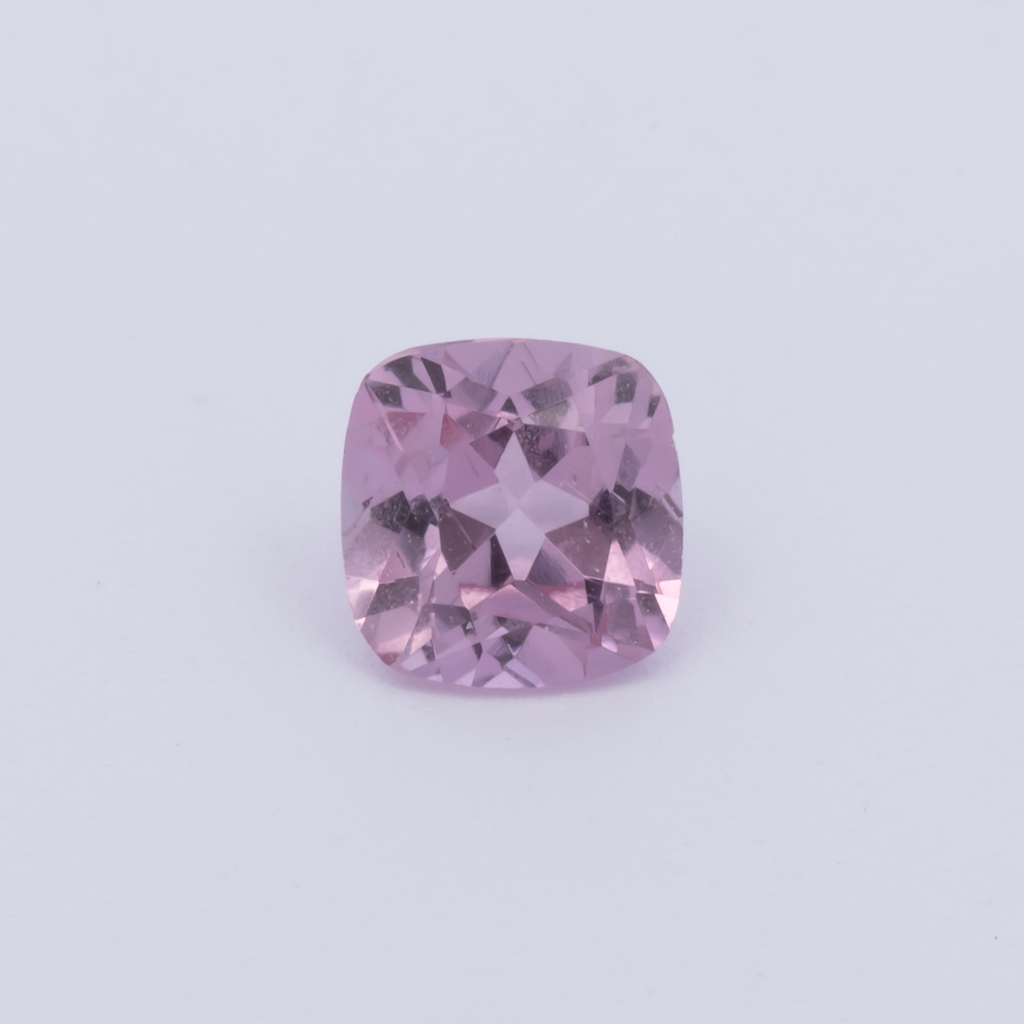 Sapphire - light pink, cushion, 4.3x4.3 mm, 0.43 ct, No. XSR11266