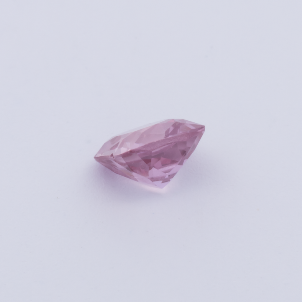 Sapphire - light pink, cushion, 4.3x4.3 mm, 0.43 ct, No. XSR11266