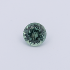 Sapphire - gray & green, round, 4.1x4.1 mm, 0.37 ct, No. XSR11268