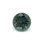 Sapphire - green, round, 4.7x4.7 mm, 0.53 ct, No. XSR11270