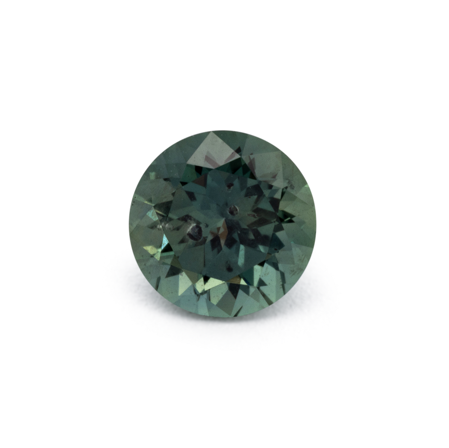 Saphir - grün, rund, 4.7x4.7 mm, 0.53 ct, Nr. XSR11270