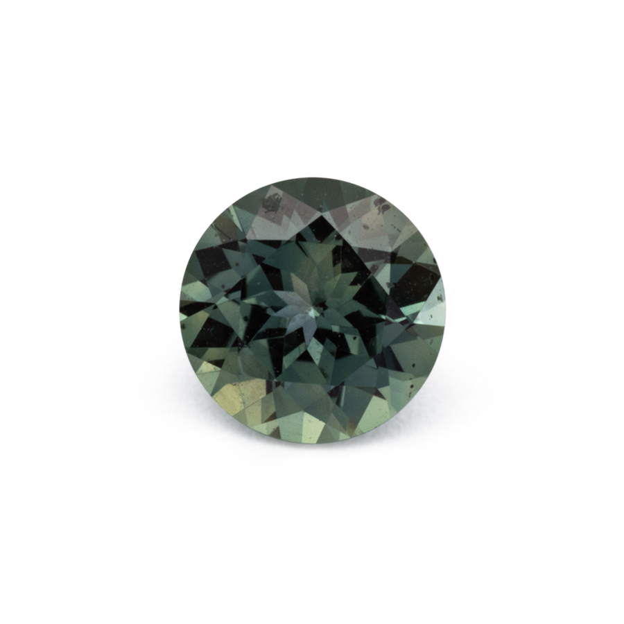 Saphir - grün, rund, 4.7x4.7 mm, 0.45 ct, Nr. XSR11271