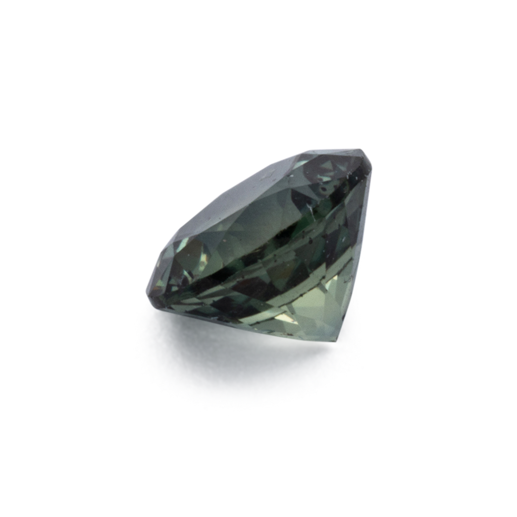 Sapphire - green, round, 4.7x4.7 mm, 0.52 ct, No. XSR11272