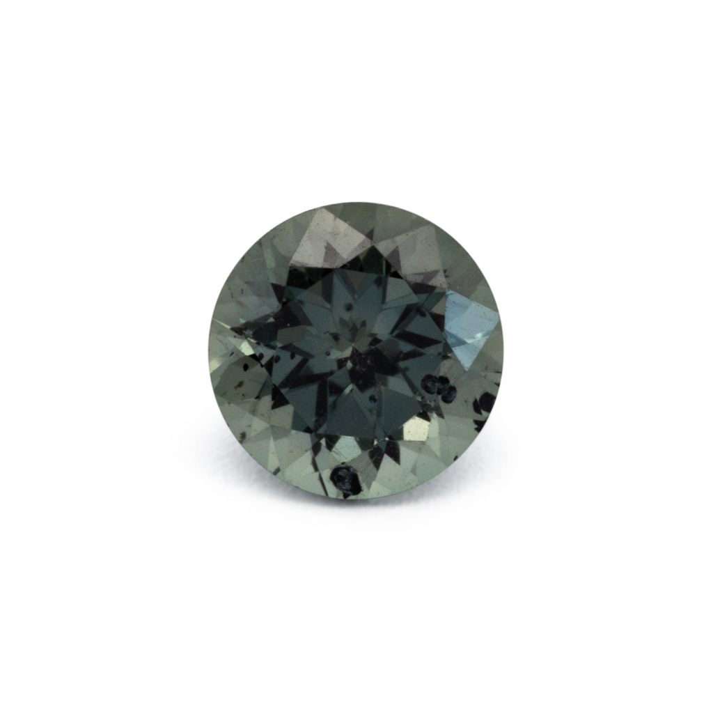 Sapphire - green, round, 4.7x4.7 mm, 0.52 ct, No. XSR11272