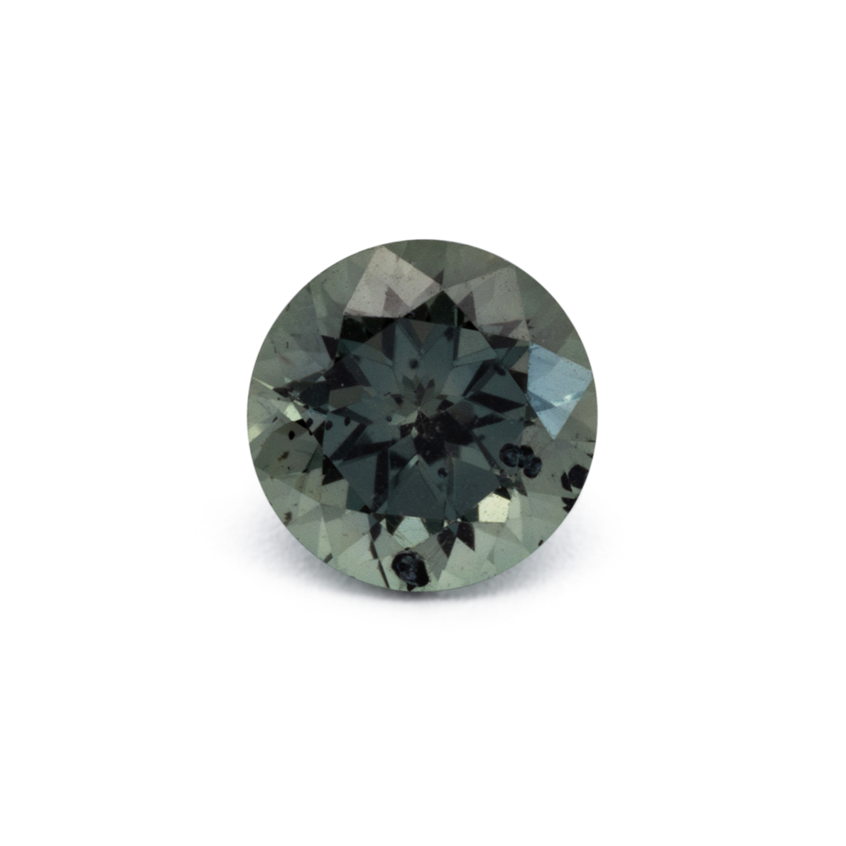 Sapphire - green, round, 4.7x4.7 mm, 0.52 ct, No. XSR11272