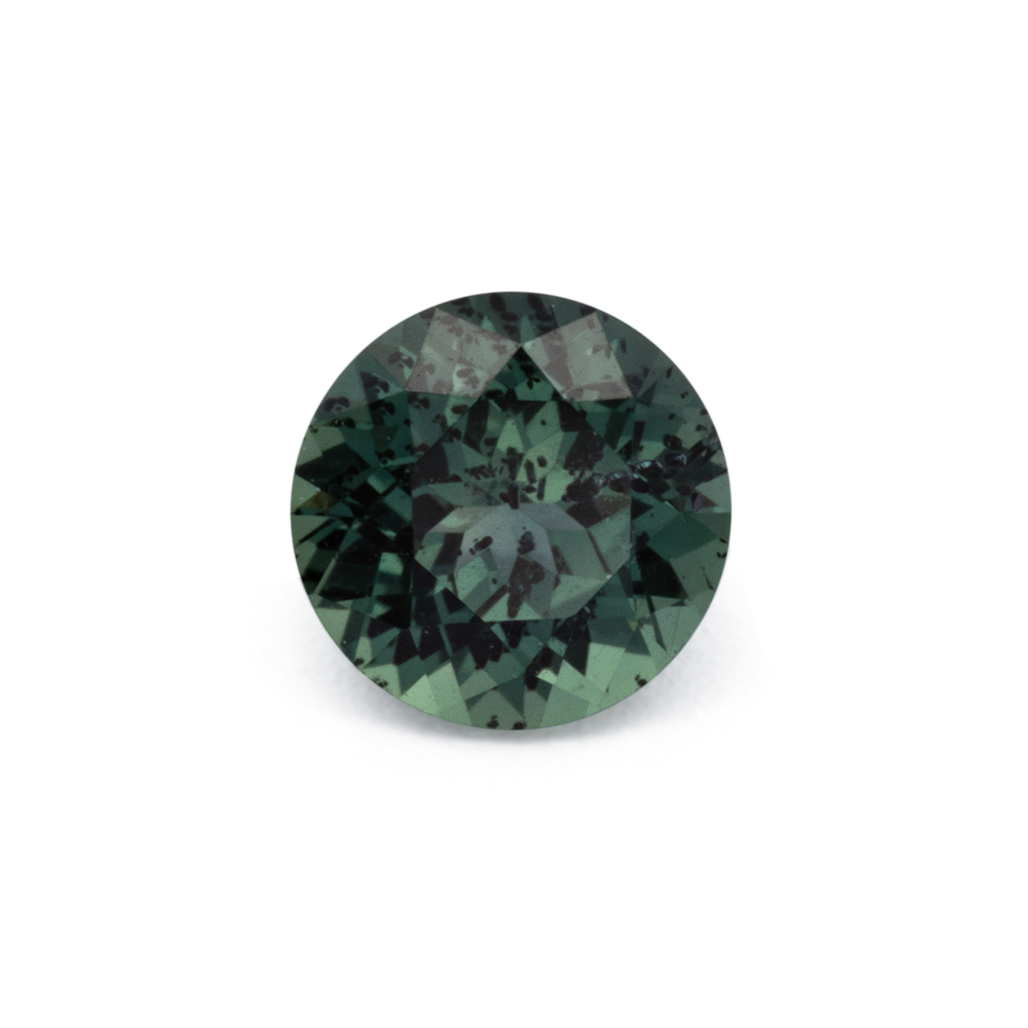 Sapphire - green, round, 4.7x4.7 mm, 0.53 ct, No. XSR11274