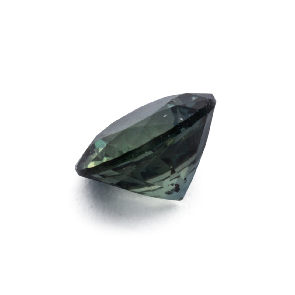 Sapphire - green, round, 4.7x4.7 mm, 0.5 ct, No. XSR11275