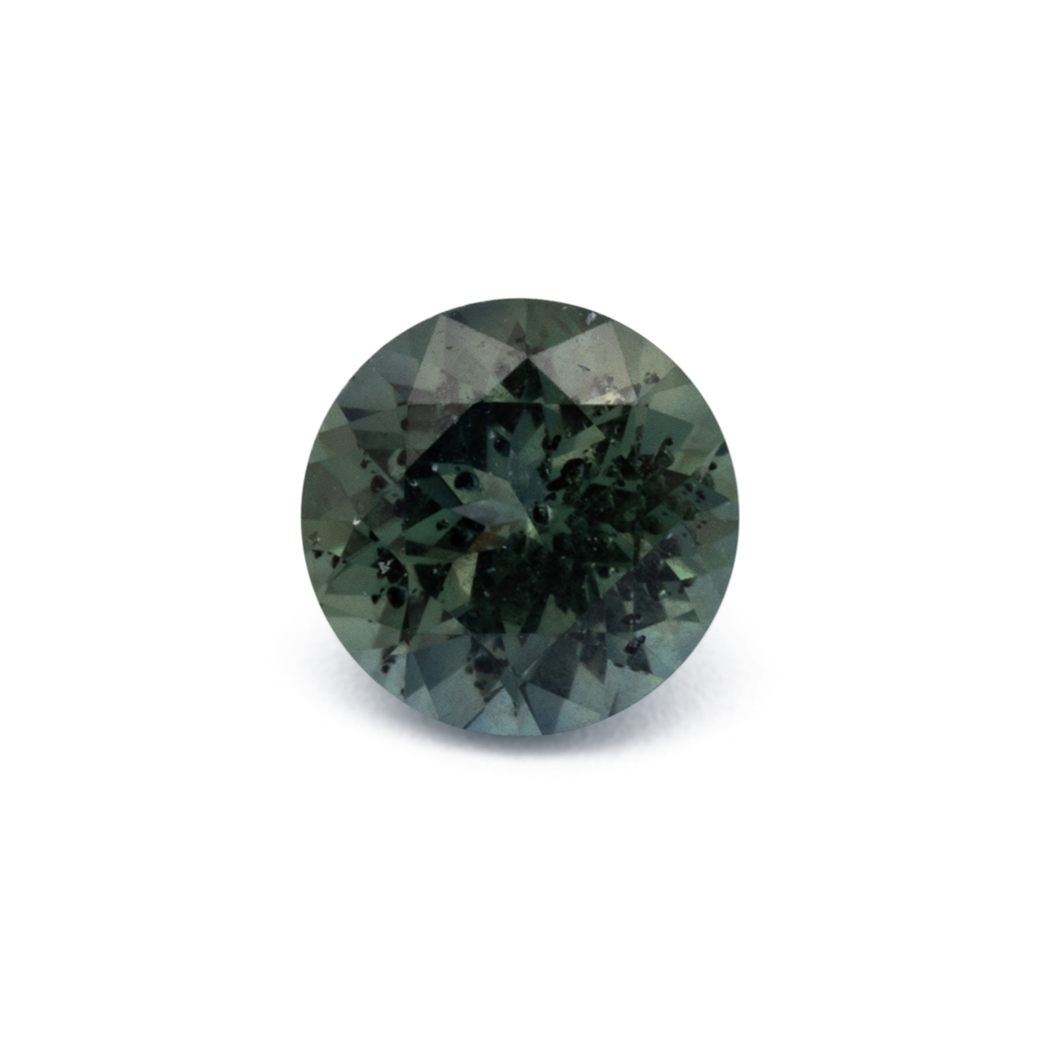 Sapphire - green, round, 4.7x4.7 mm, 0.5 ct, No. XSR11275