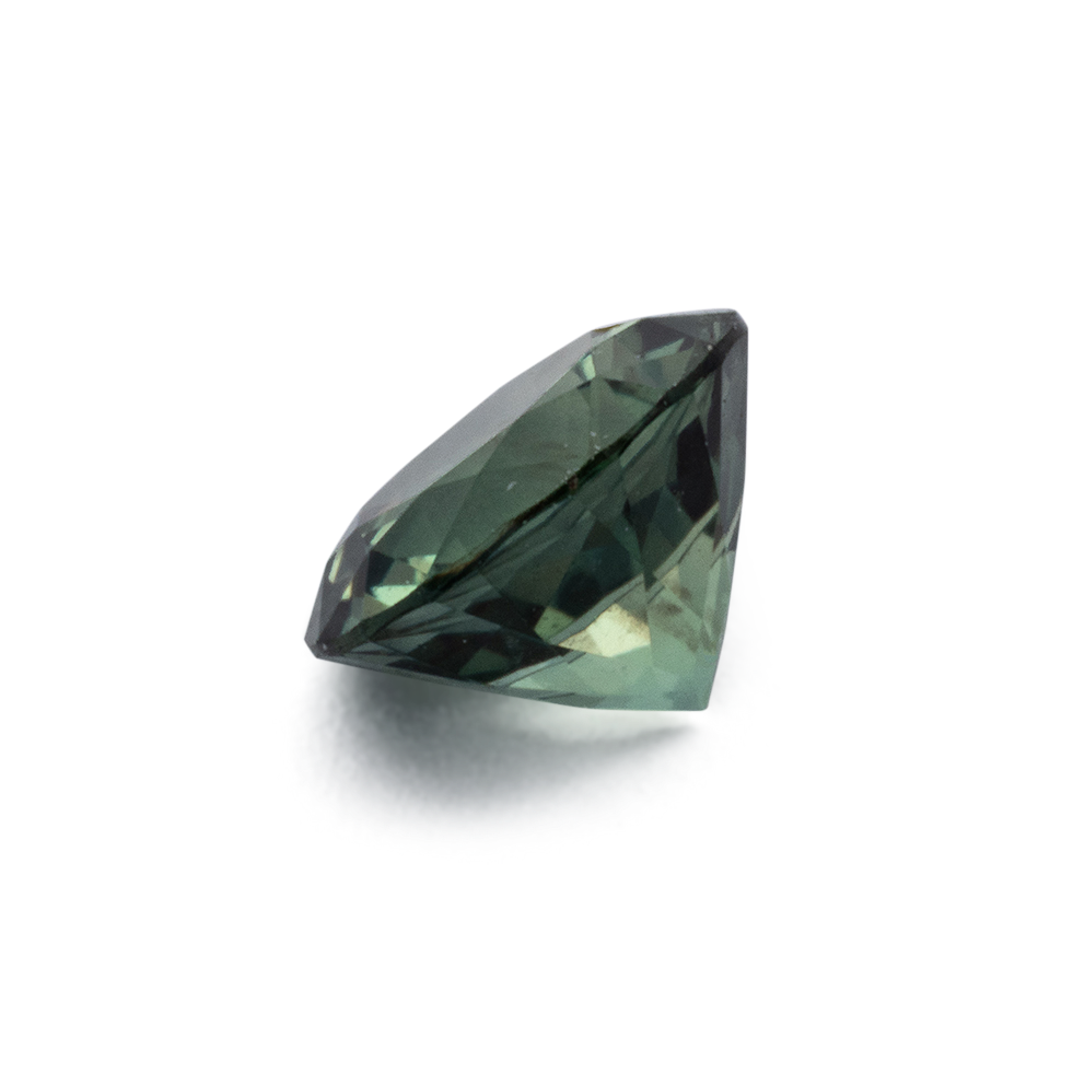 Saphir - grün, rund, 4.8x4.8 mm, 0.52 ct, Nr. XSR11276