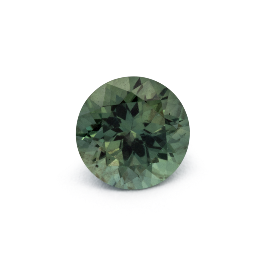 Saphir - grün, rund, 4.8x4.8 mm, 0.52 ct, Nr. XSR11276