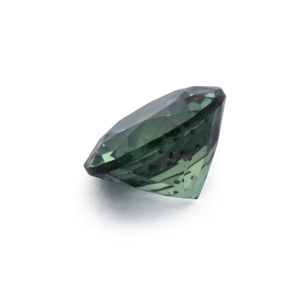 Saphir - grün, rund, 4.7x4.7 mm, 0.53 ct, Nr. XSR11278