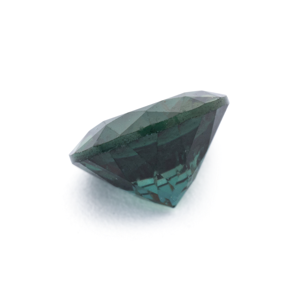 Sapphire - blue & green, round, 4.7x4.7 mm, 0.51 ct, No. XSR11279