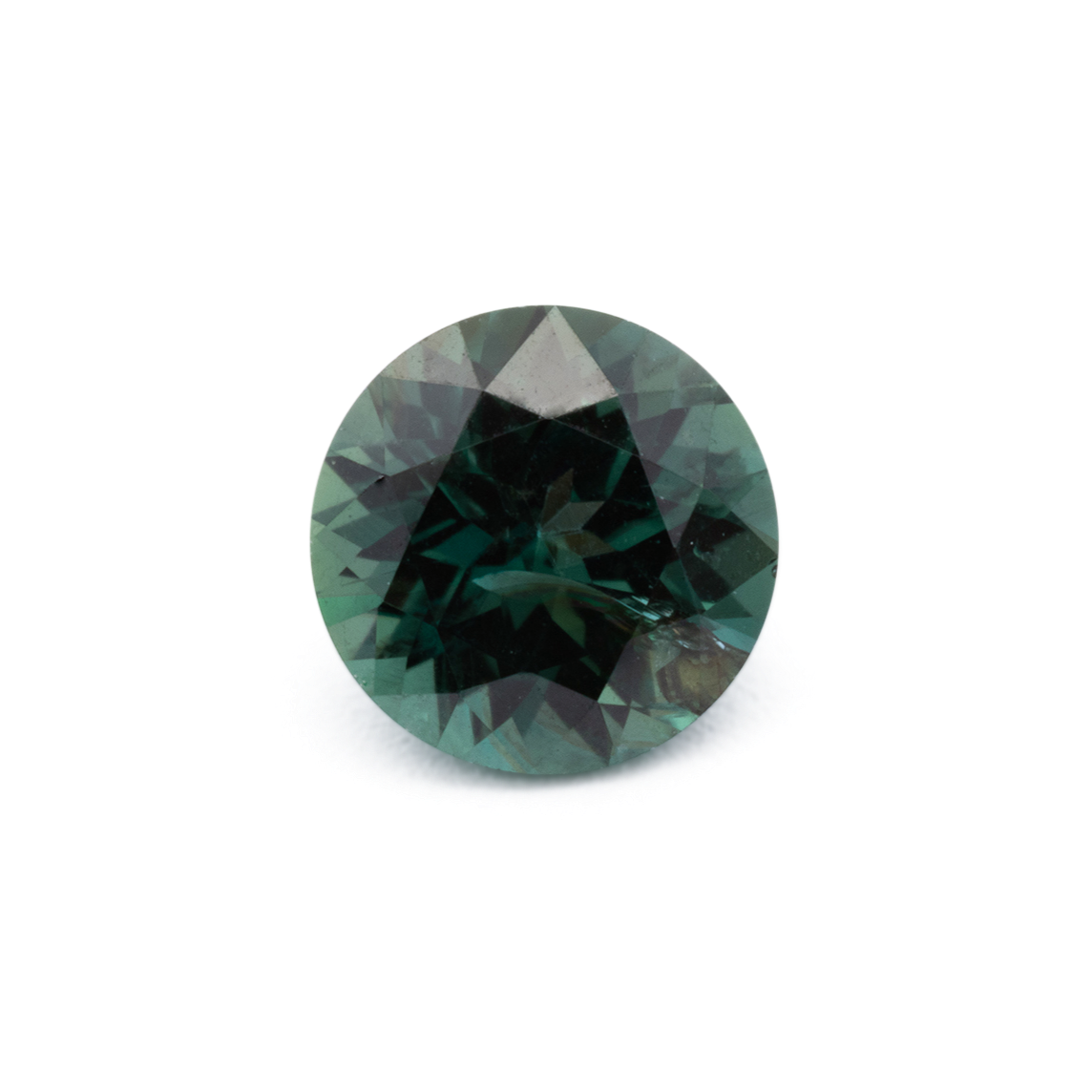 Sapphire - blue & green, round, 4.7x4.7 mm, 0.51 ct, No. XSR11279