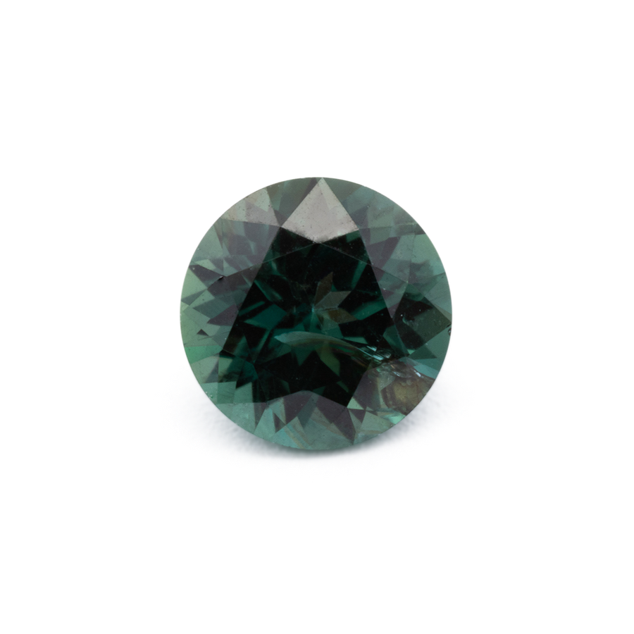 Saphir - blau & grün, rund, 4.7x4.7 mm, 0.51 ct, Nr. XSR11279