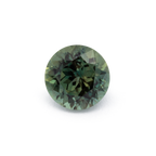Sapphire - green, round, 4.1x4.1 mm, 0.34 ct, No. XSR11282