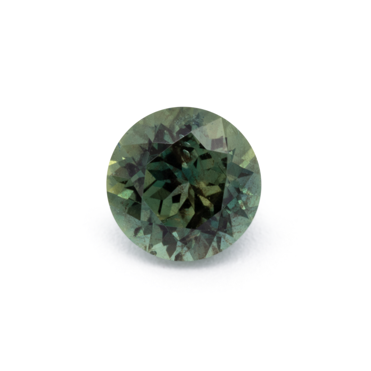 Sapphire - green, round, 4.1x4.1 mm, 0.34 ct, No. XSR11282