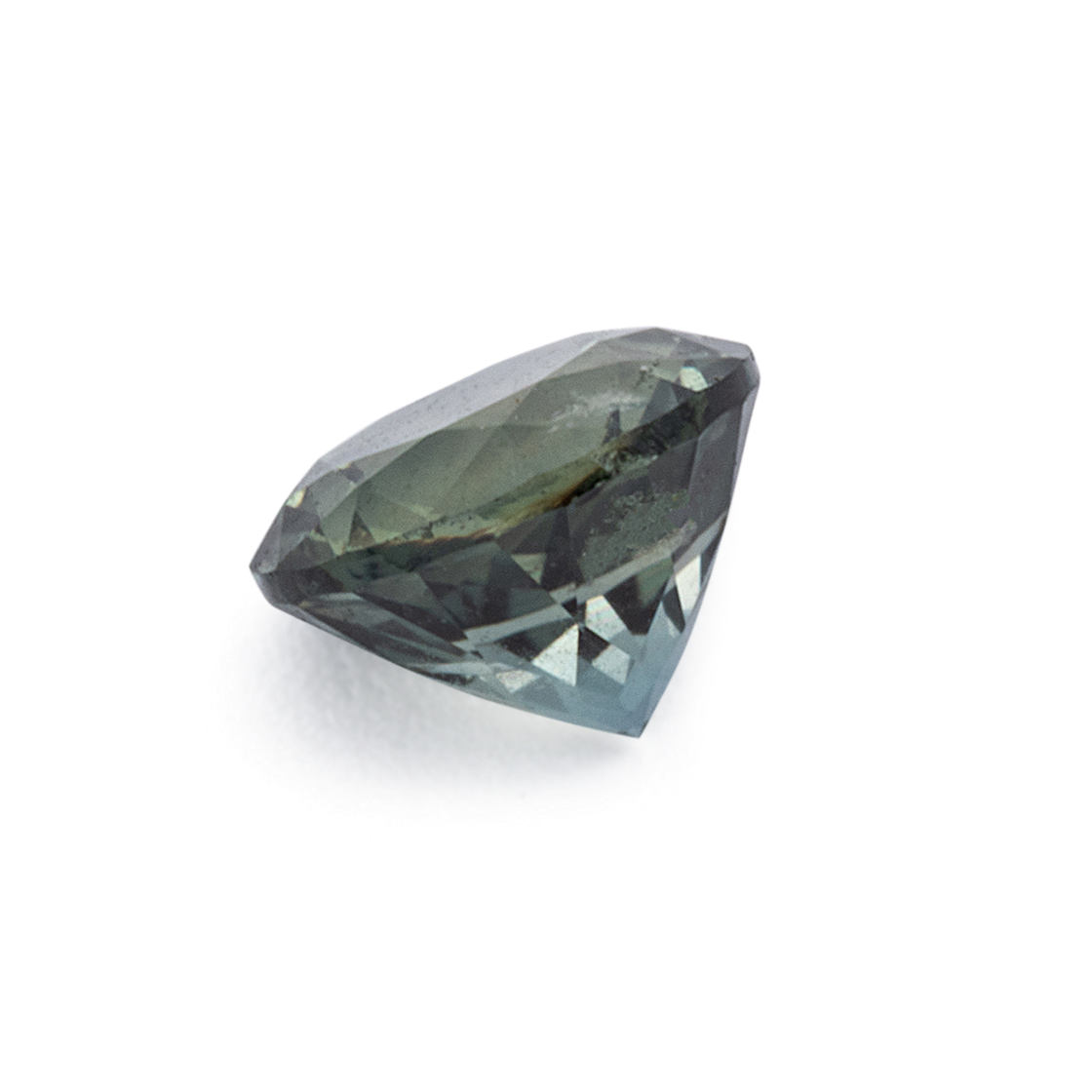 Sapphire - green, round, 4.1x4.1 mm, 0.38 ct, No. XSR11283