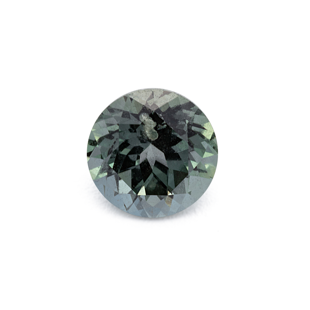 Sapphire - green, round, 4.1x4.1 mm, 0.38 ct, No. XSR11283