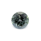Sapphire - green, round, 4.1x4.1 mm, 0.38 ct, No. XSR11283