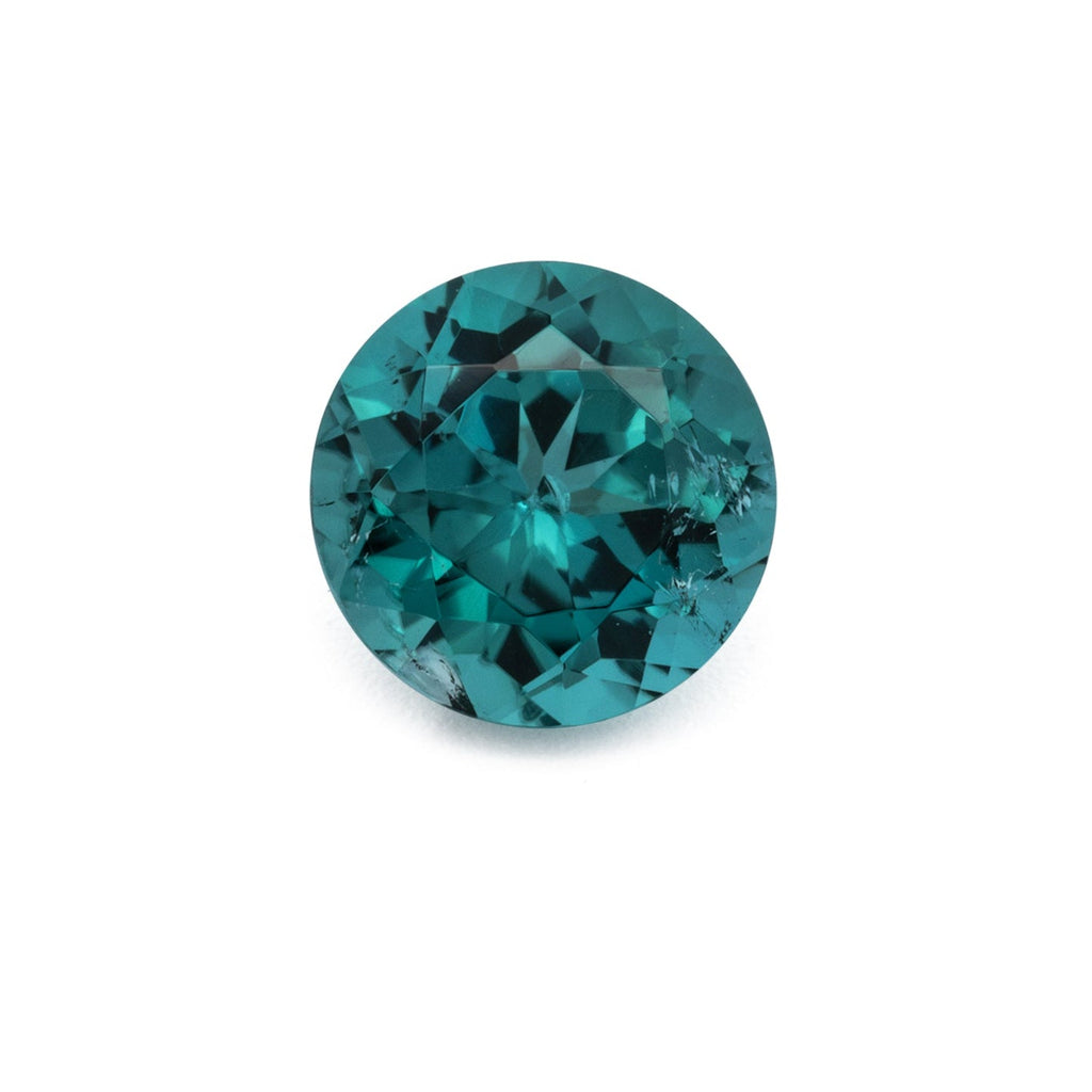 Tourmaline - green & blue, round, 6.1x6.1 mm, 0.99 ct, No. TR991233