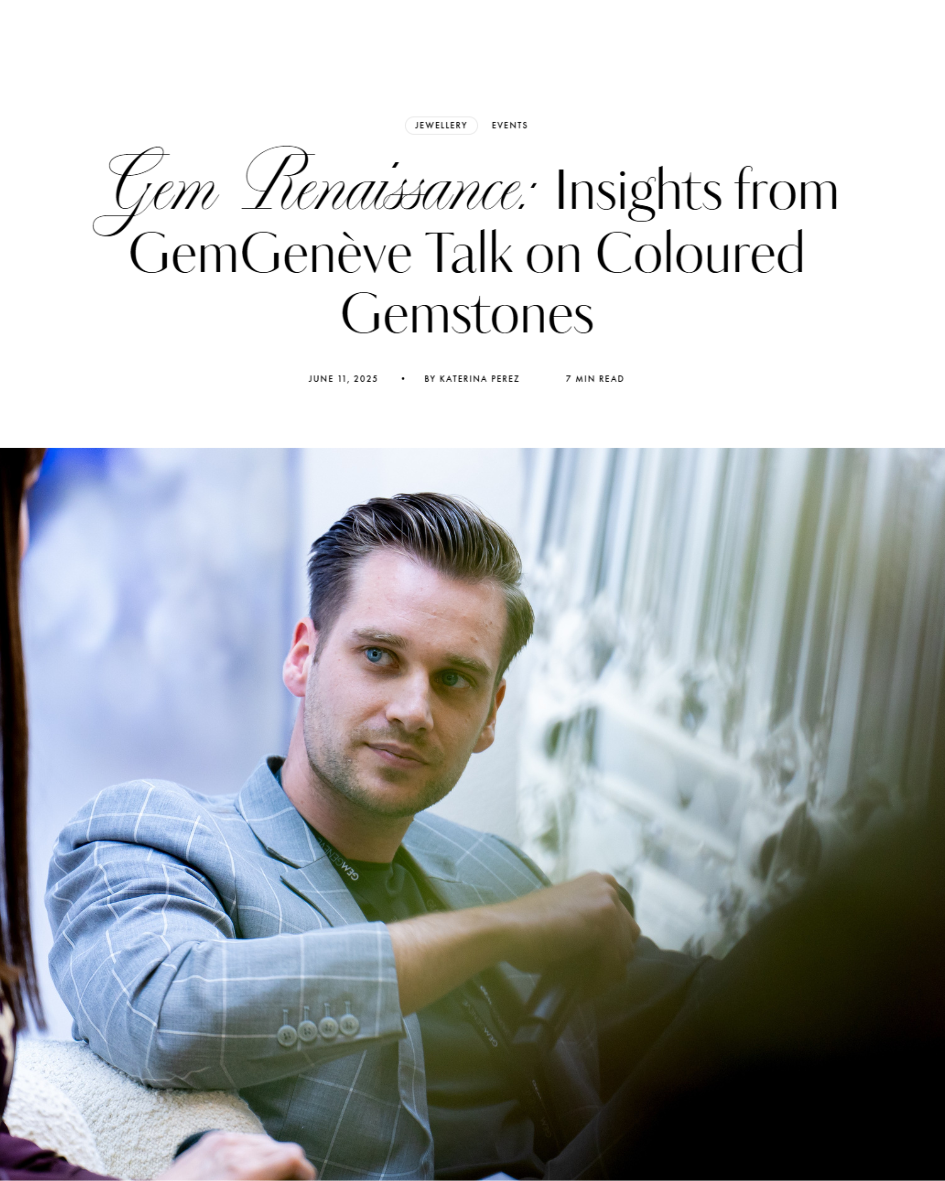 Carl-Philip Arnoldi beim GemGenève Talk