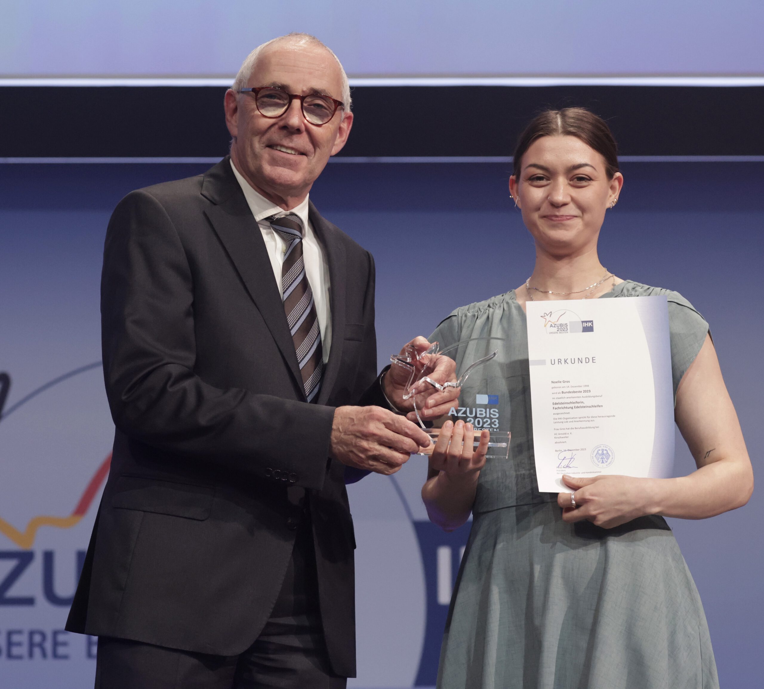 Bundesbeste Edelsteinschleiferin 2023