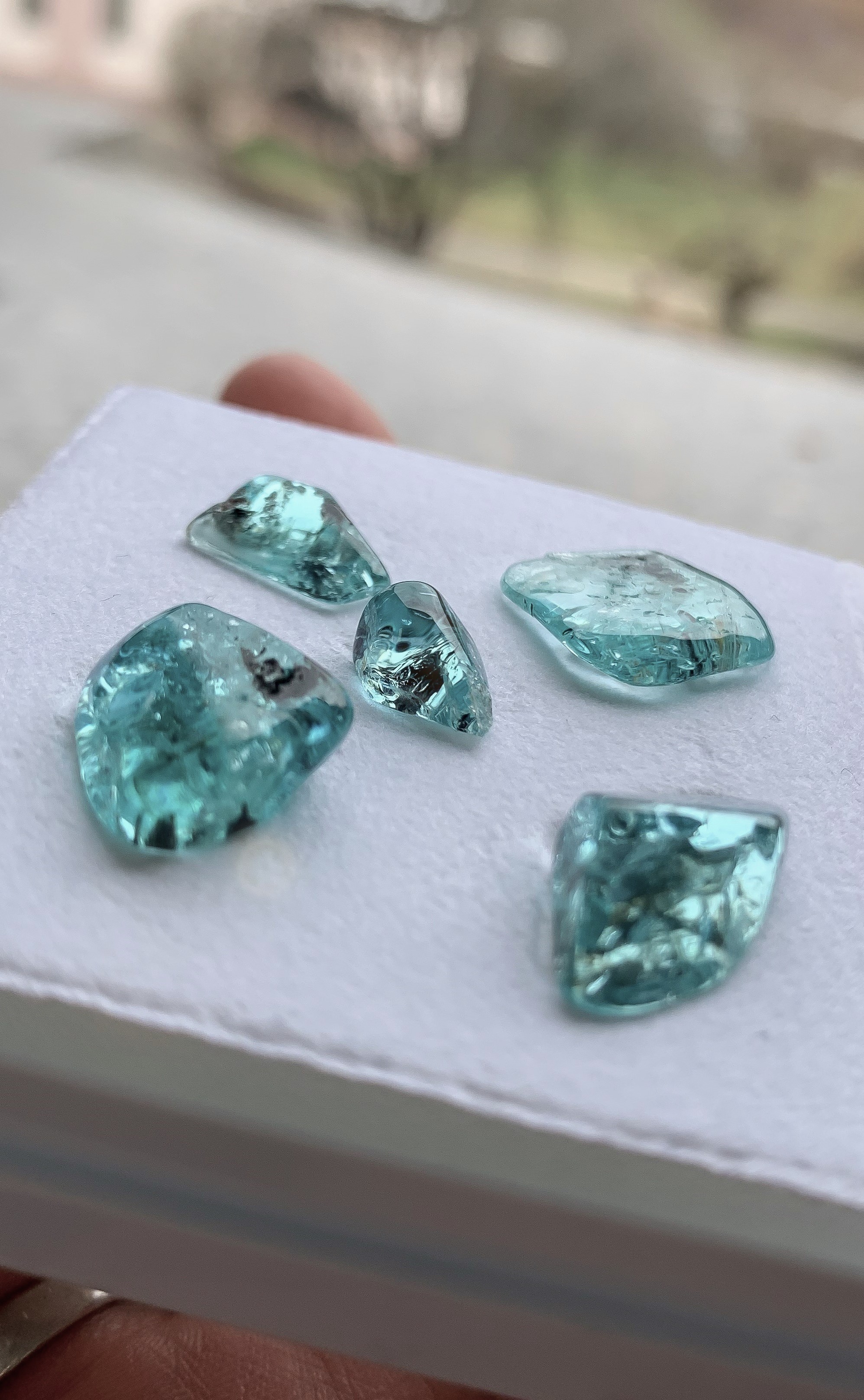 Verspielte Paraiba-Ecken